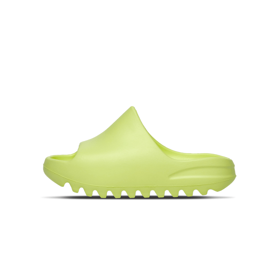 adidas yeezy slide glow green kids GX6139 1