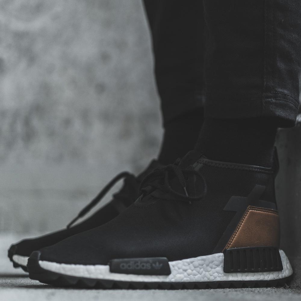 adidas NMD_C1 Trail Premium Leather Core Black - Kick Game