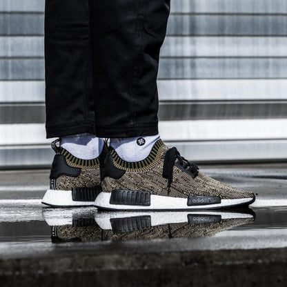 ADIDAS NMD_R1 PK Olive Cargo & Black - Kick Game