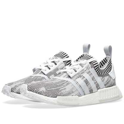 adidas NMD_R1 Primeknit Glitch Camo White-Black - Kick Game