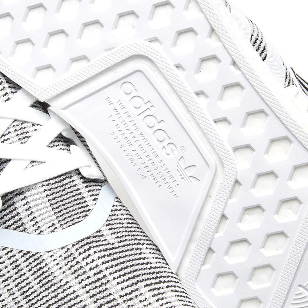 adidas NMD_R1 Primeknit Glitch Camo White-Black - Kick Game