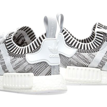 adidas NMD_R1 Primeknit Glitch Camo White-Black - Kick Game