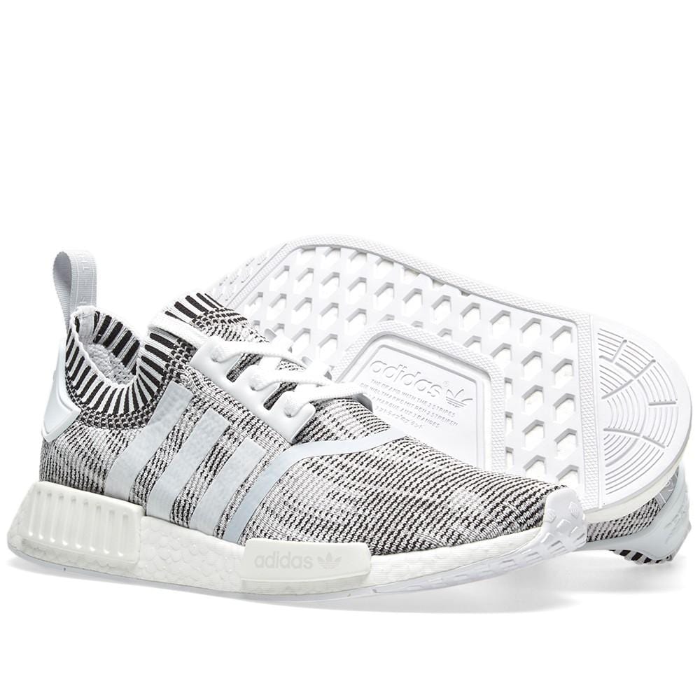 adidas NMD_R1 Primeknit Glitch Camo White-Black - Kick Game