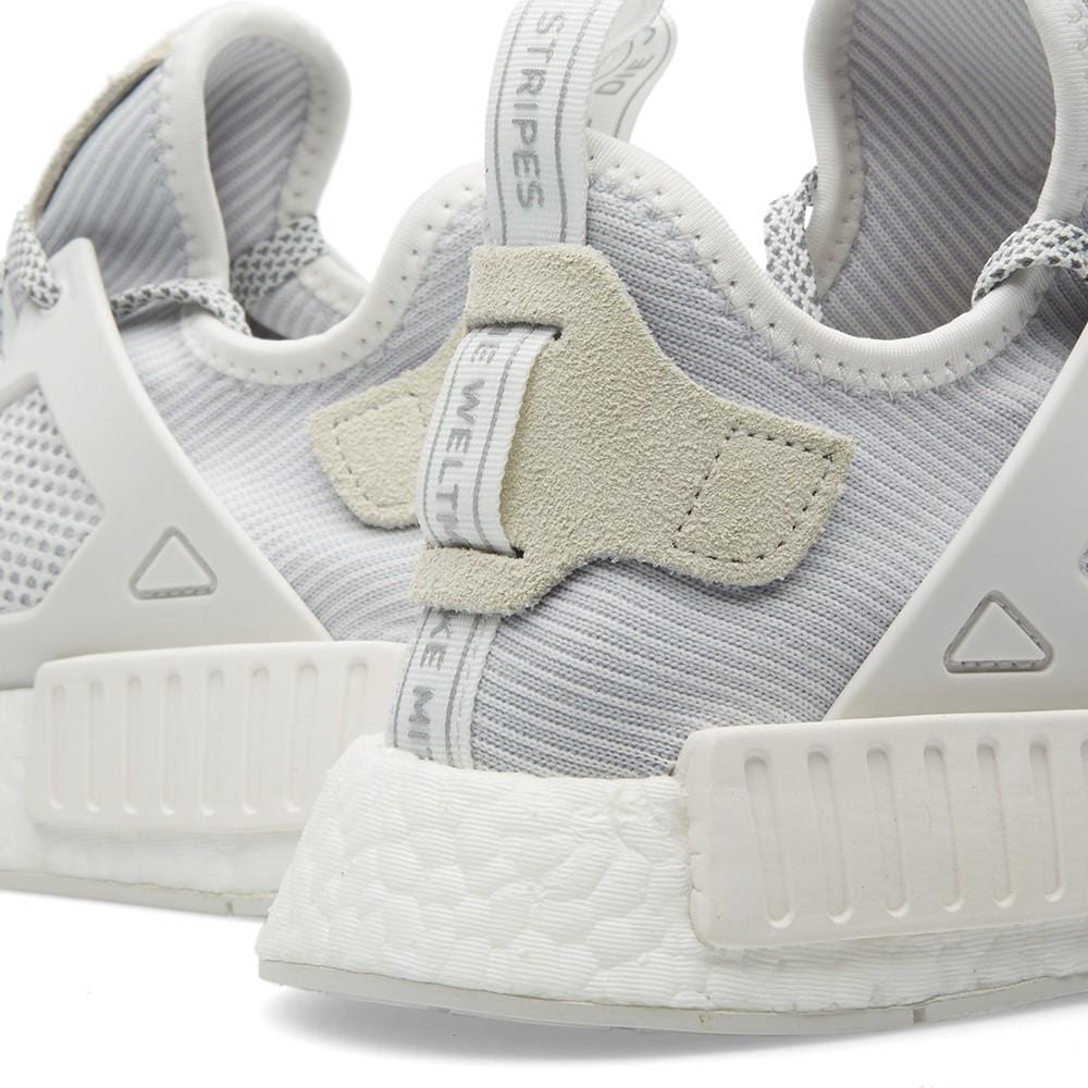 Adidas NMD XR1 Primeknit White Vintage White Kick Game