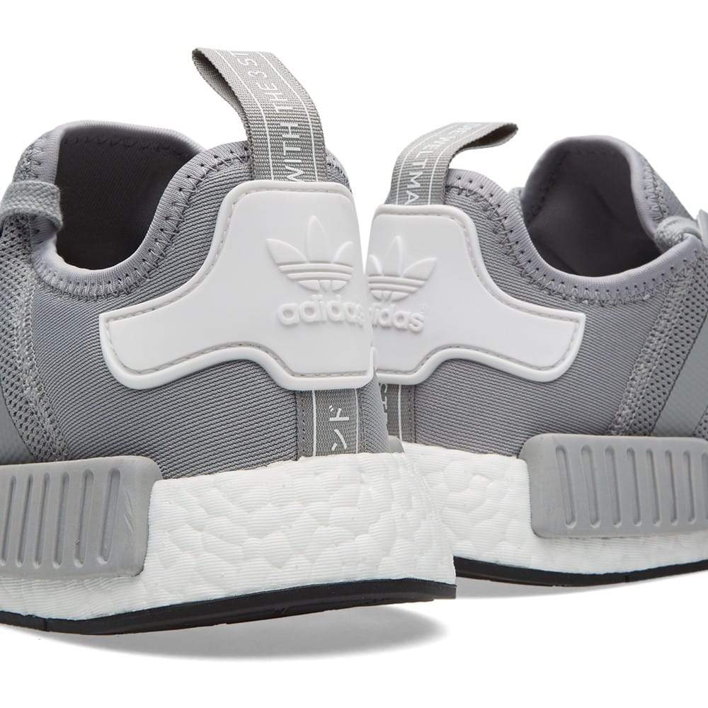 ADIDAS NMD RUNNER JUNIOR Light Onix & White - Kick Game