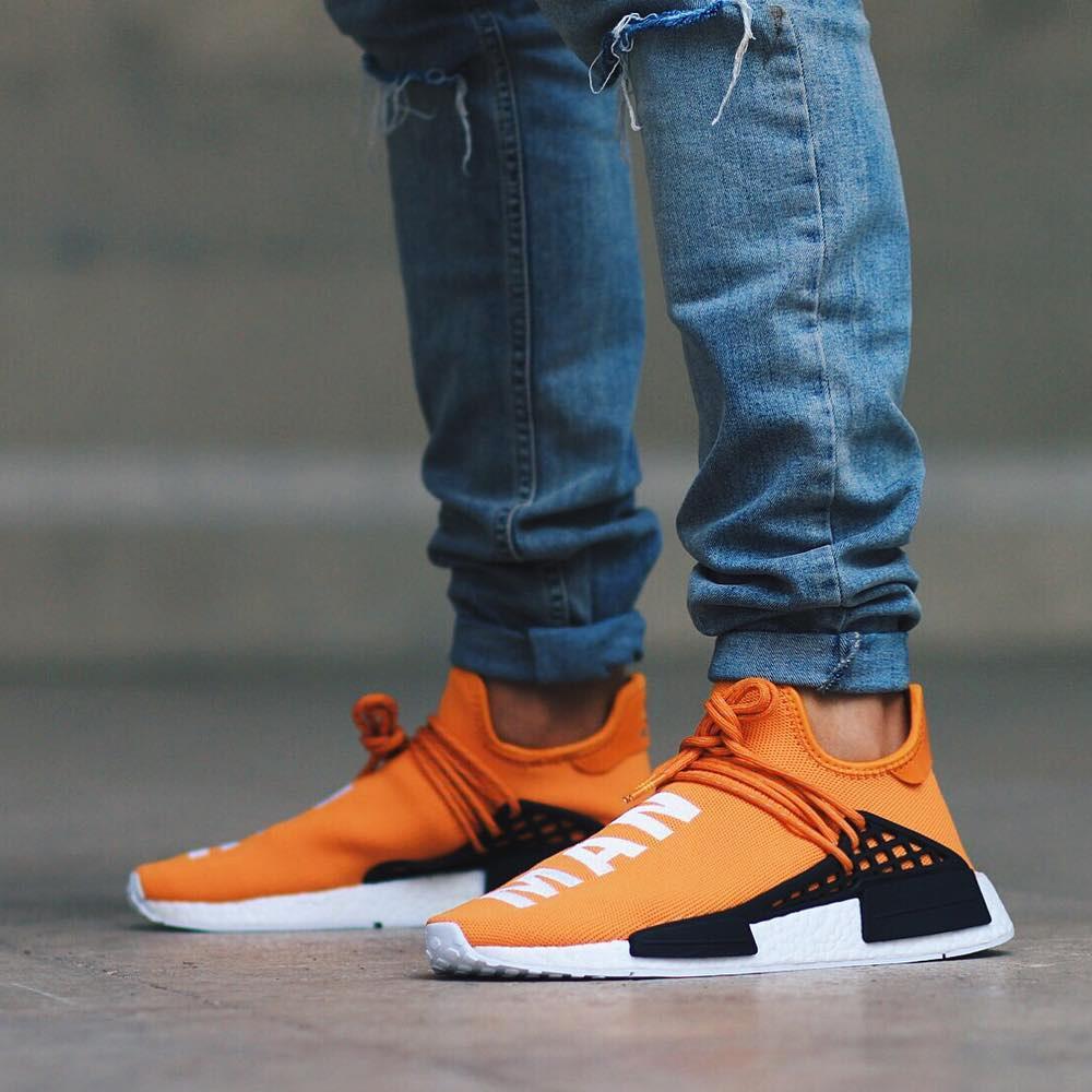 PHARRELL WILLIAMS X ADIDAS NMD HUMAN RACE  TANGERINE - Kick Game