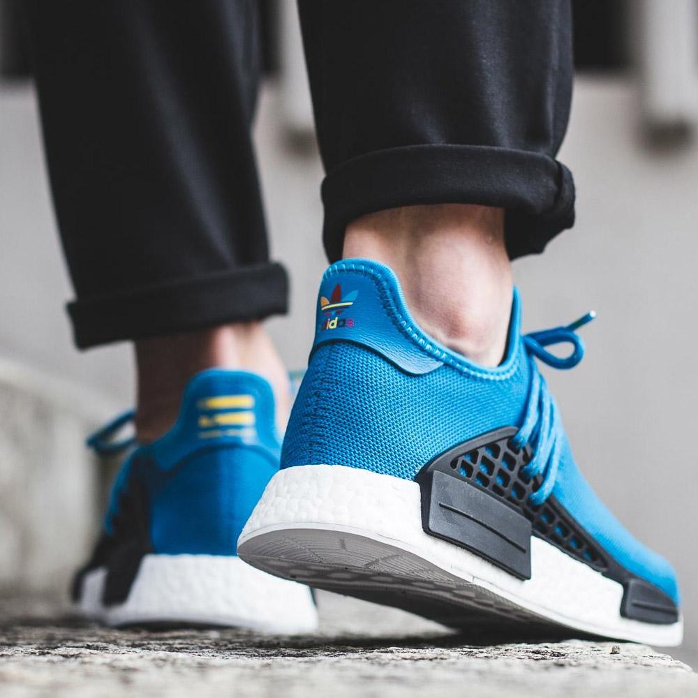 PHARRELL WILLIAMS X ADIDAS HU HUMAN RACE NMD - BLUE - Kick Game