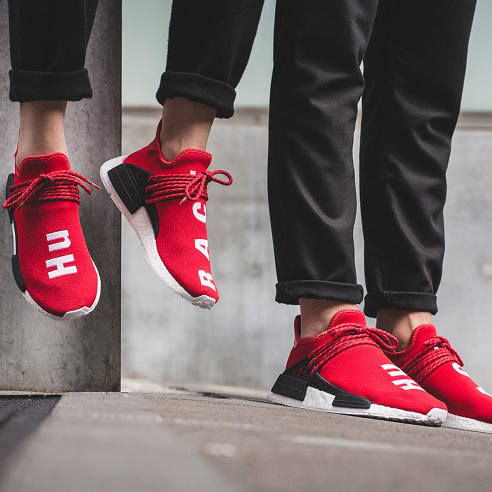 Pharrell Williams x adidas NMD HU  Scarlet - Kick Game