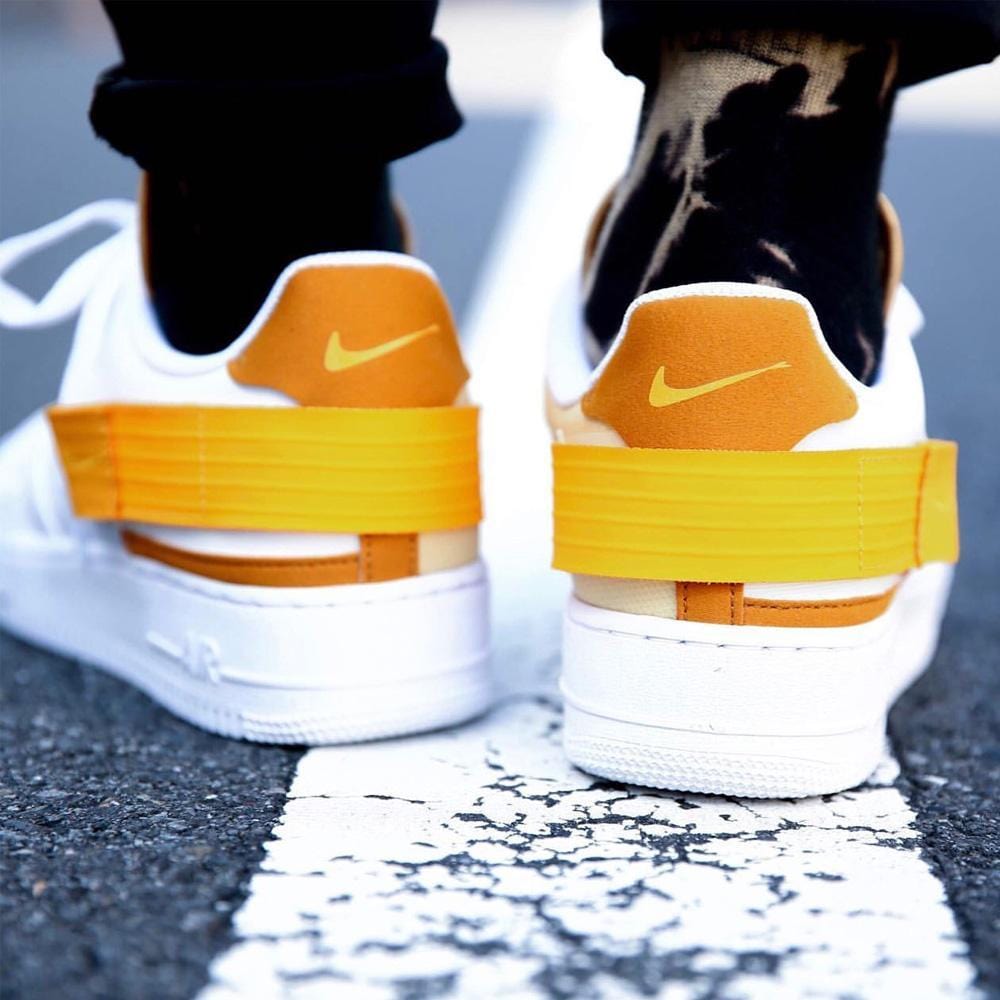 Air force 1 type gold hotsell