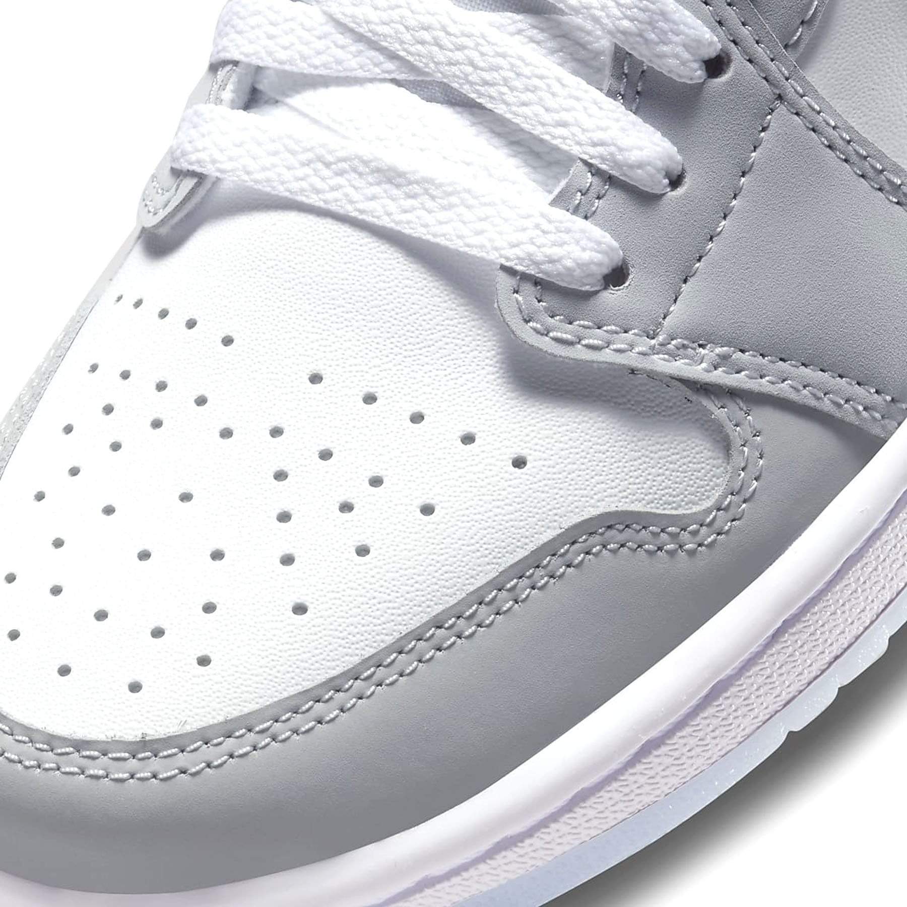 Air Jordan 1 Low Wmns 'White Wolf Grey' - Kick Game