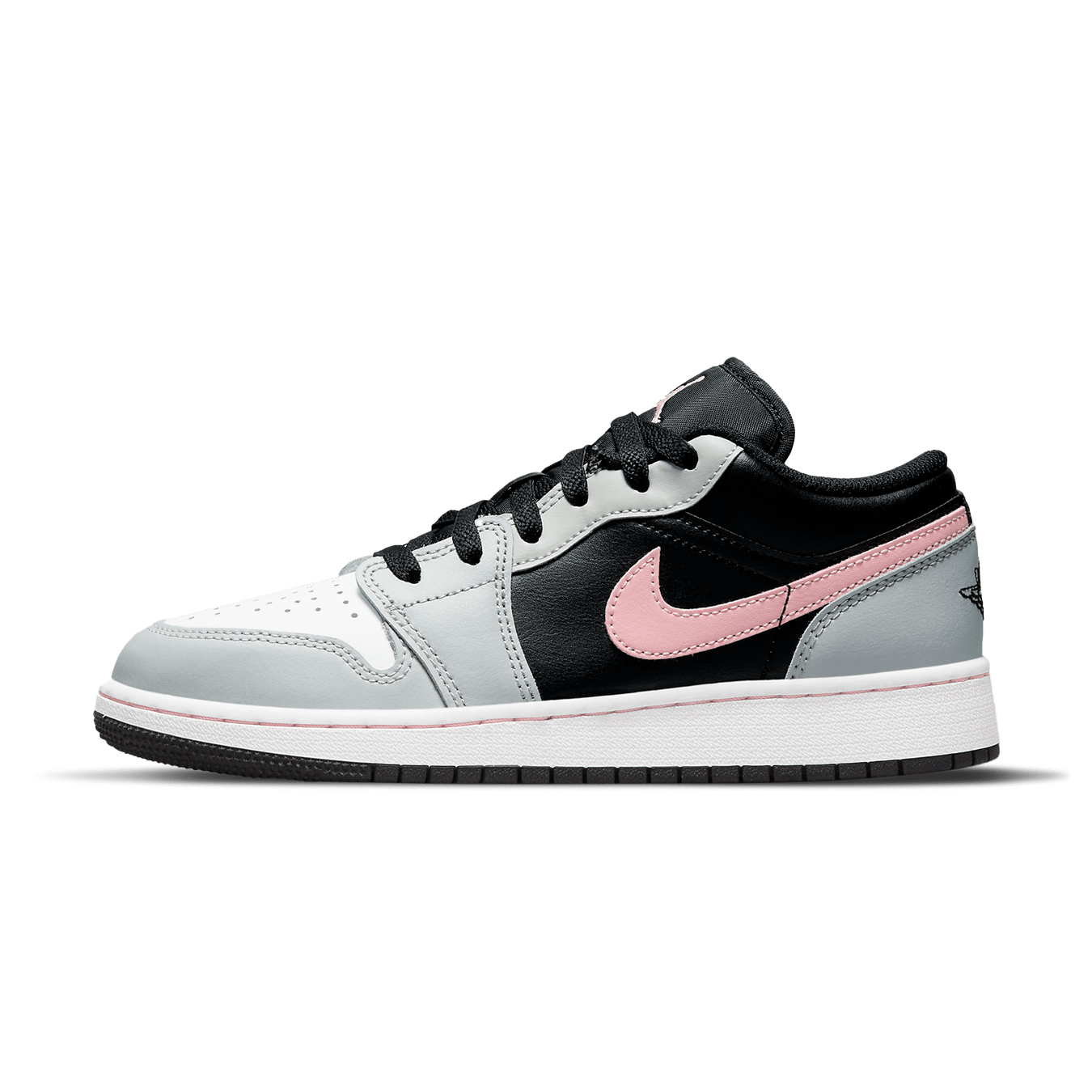 Air Jordan 1 Low GS 'Grey Fog Bleached Coral' - Kick Game