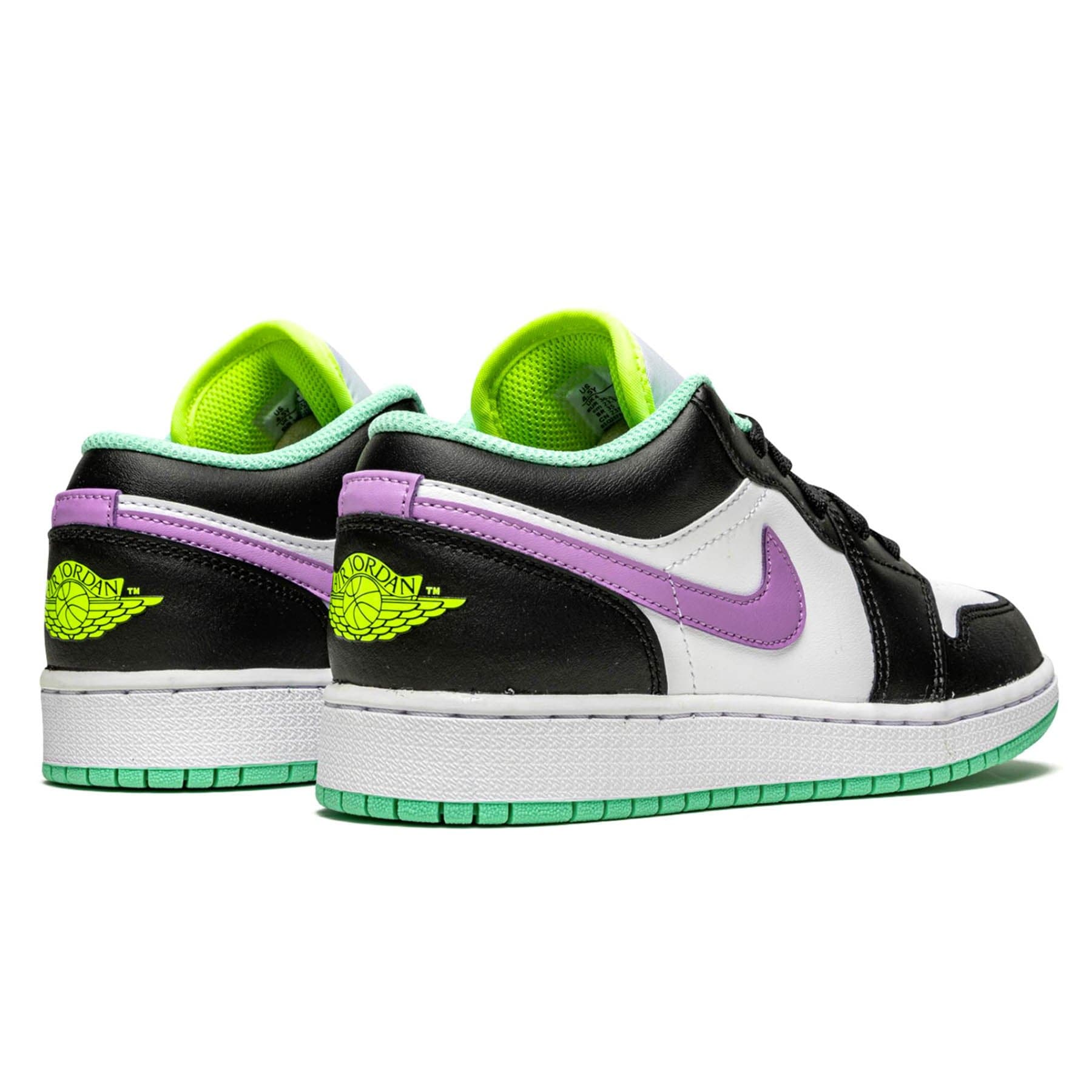 Air Jordan 1 Low GS 'White Violet Shock' - Kick Game