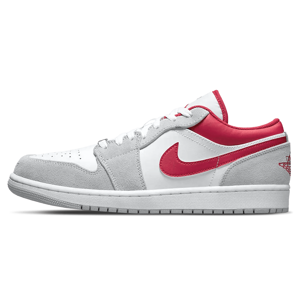 and Nikes 200e Jordan brand are teaming up again Low SE 'Light Smoke Grey Gym Red' - CerbeShops