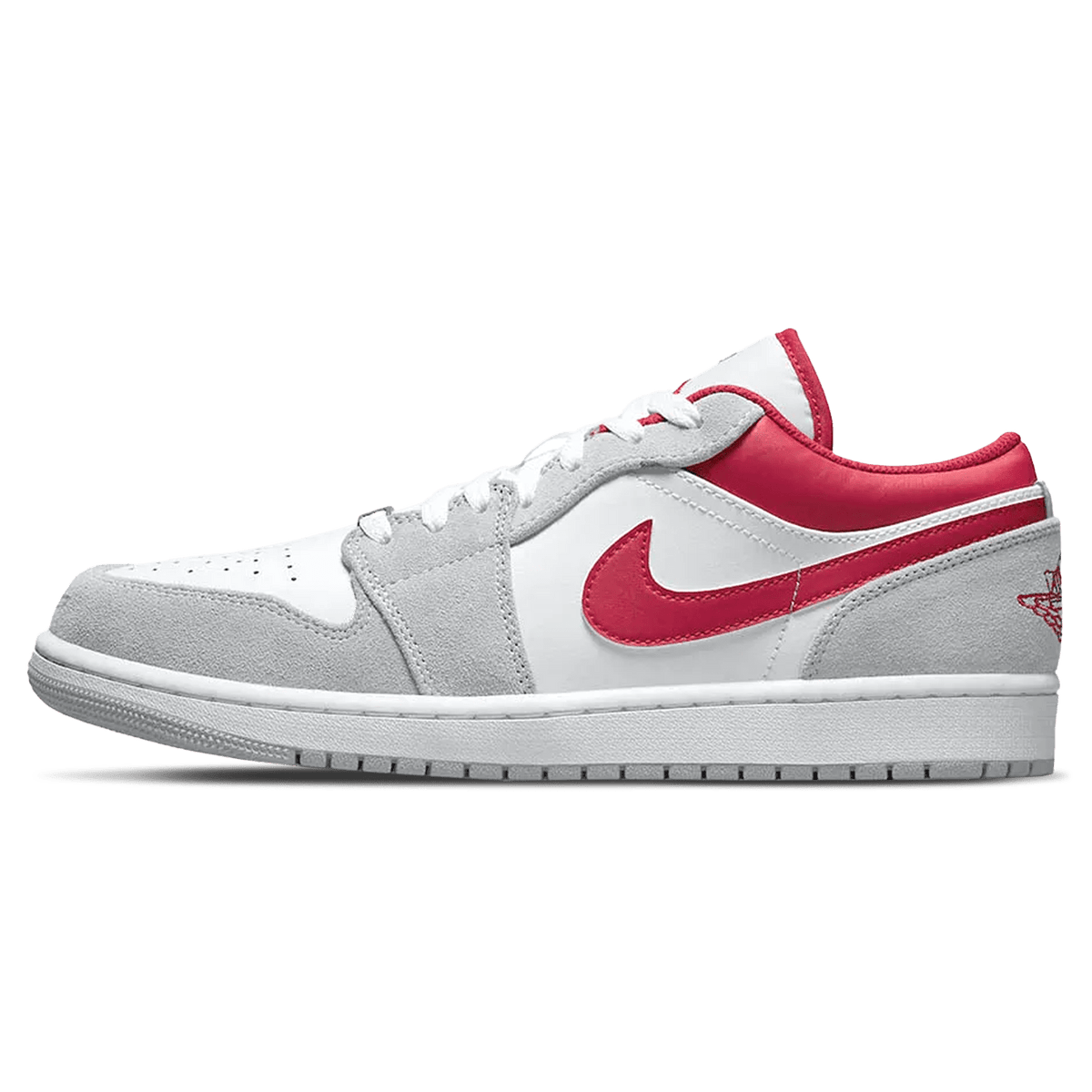 Air Jordan 1 Low SE 'Light Smoke Grey Gym Red' - Kick Game