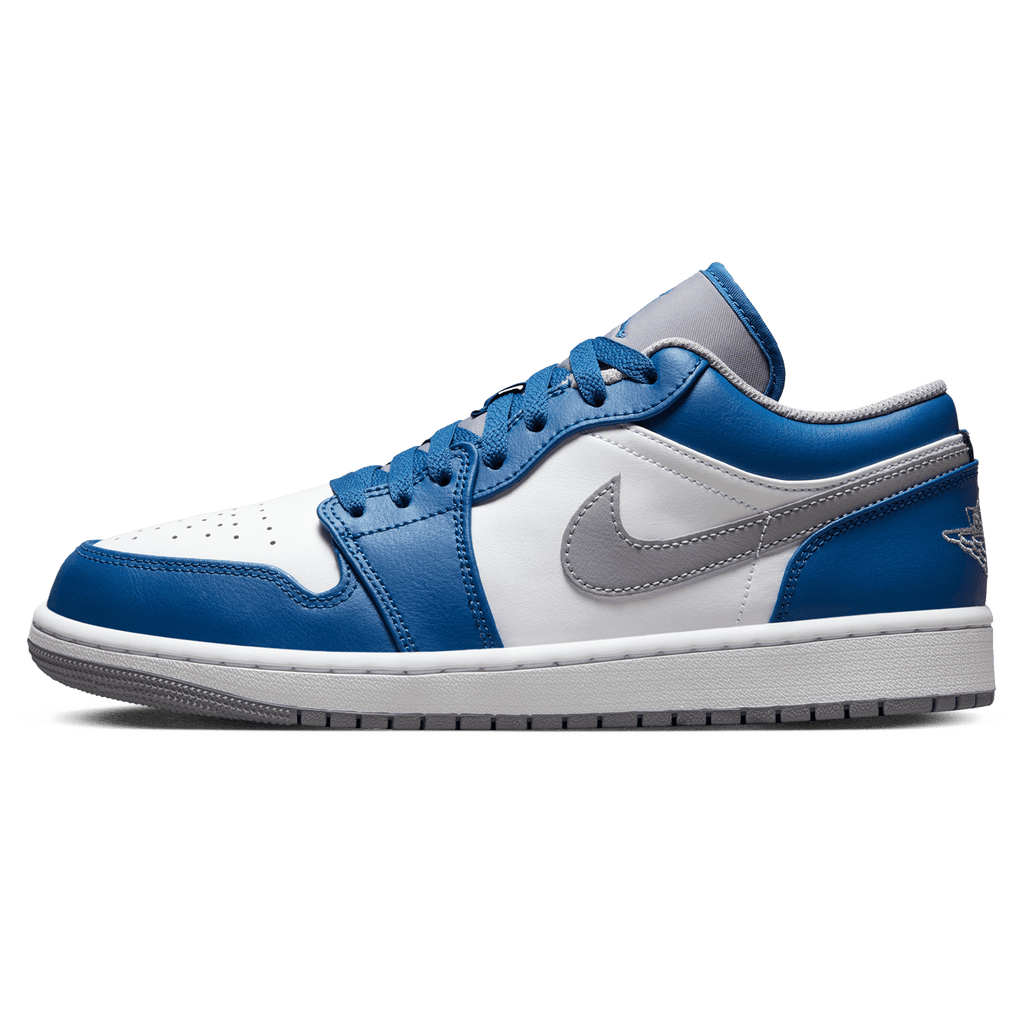 Air Jordan 1 Low 'True Blue Cement' - Kick Game