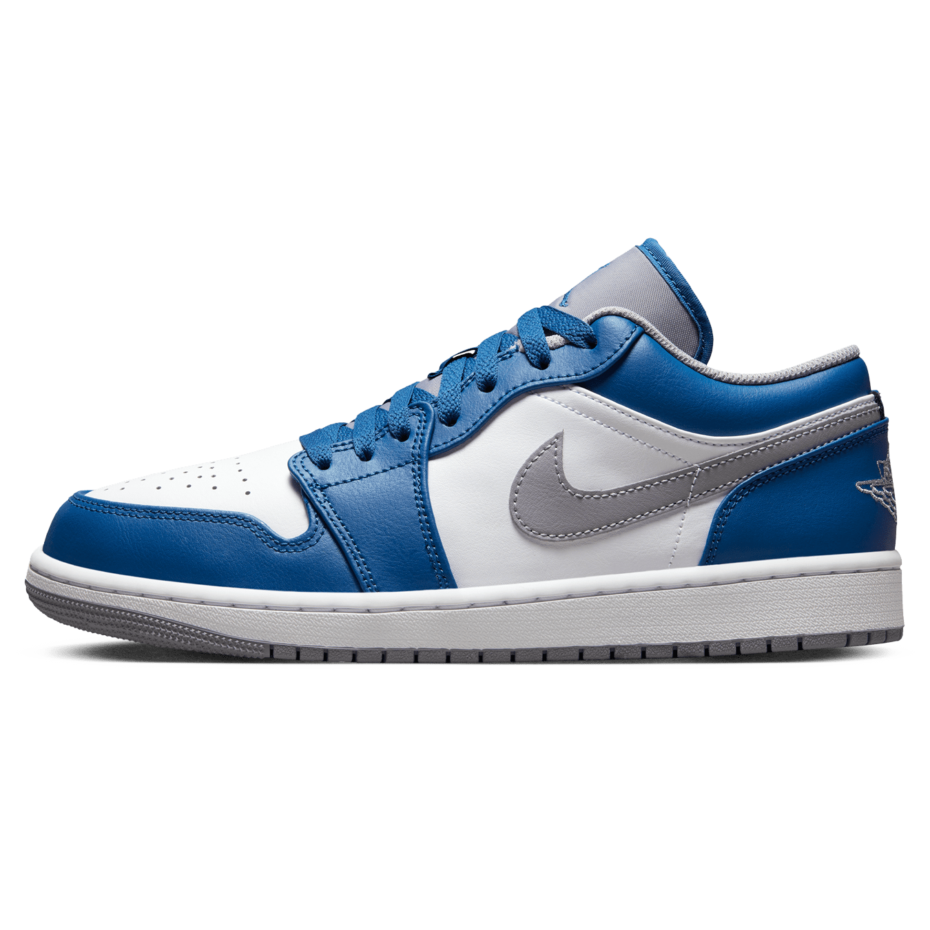 Air Jordan 1 Low 'True Blue Cement' - Kick Game
