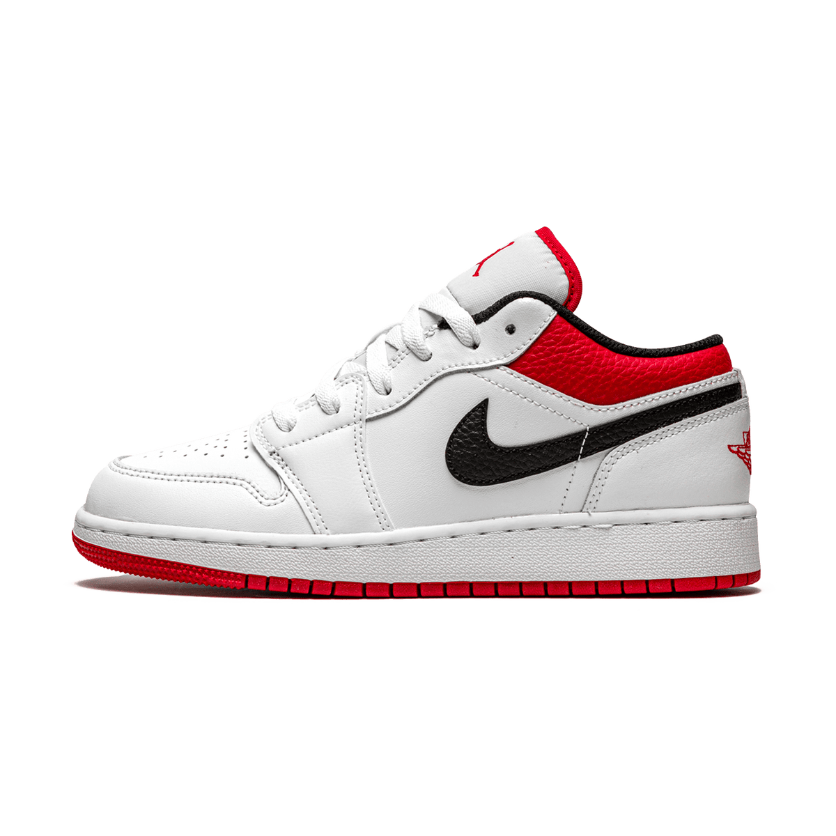 Air Jordan 1 Low GS 'White Gym Red' - Kick Game