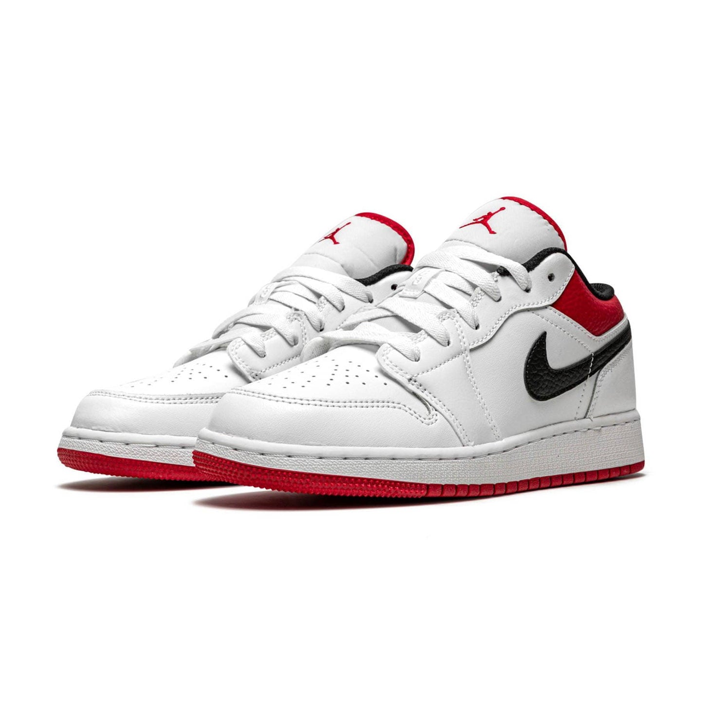 Air Jordan 1 Low GS 'White Gym Red' - Kick Game