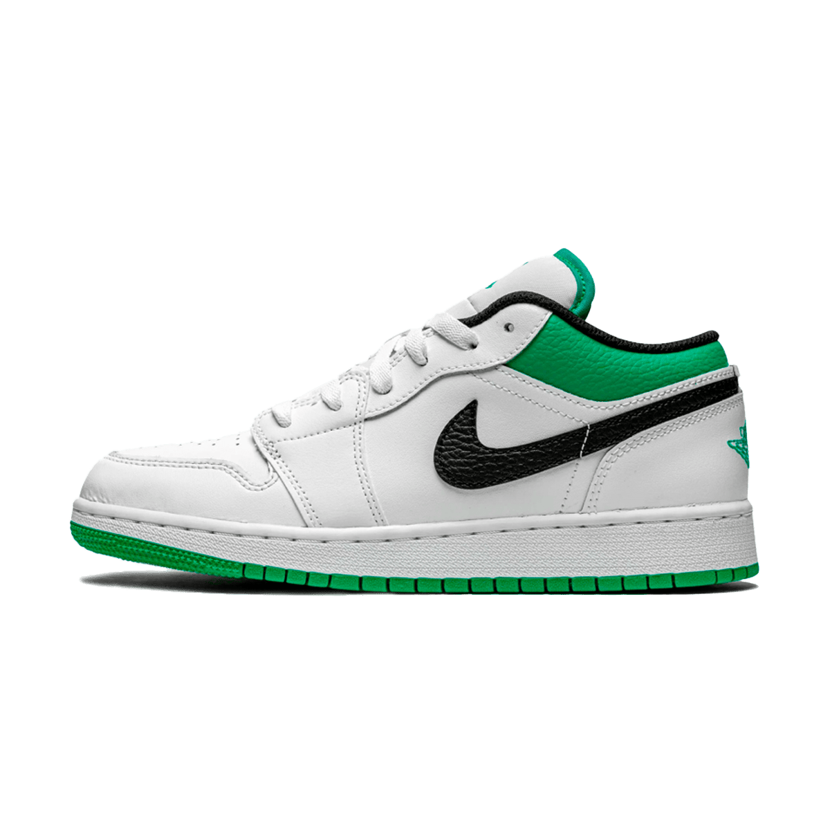 Air Jordan 1 Low GS 'White Lucky Green' - Kick Game