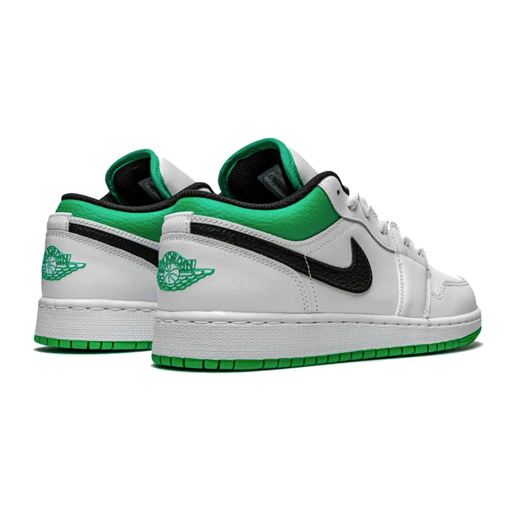 Air Jordan 1 Low GS 'White Lucky Green' - Kick Game
