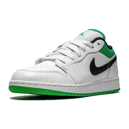 Air Jordan 1 Low GS 'White Lucky Green' - Kick Game