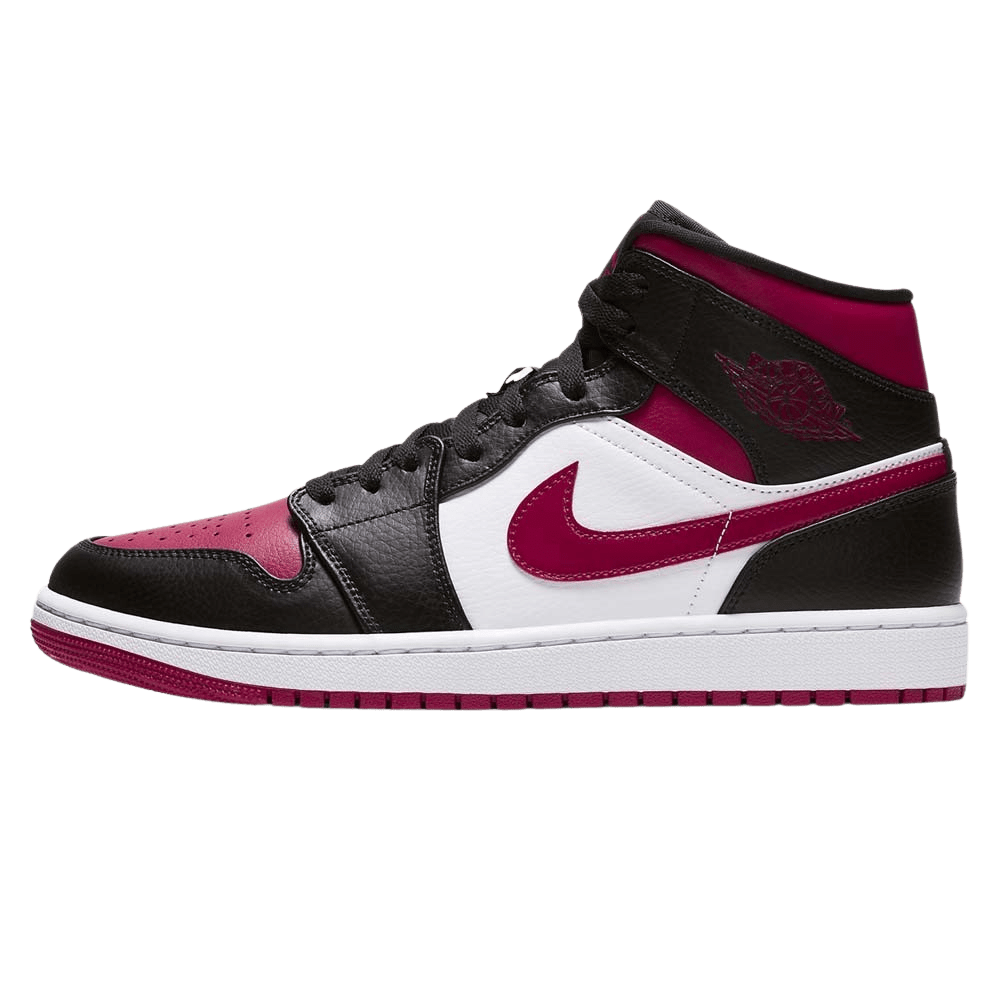 Nike air jordan 1 mid bred black gym red white Clearance