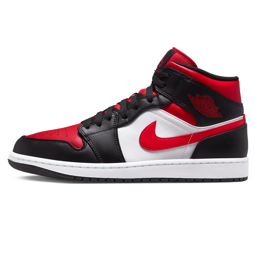 Air jordan 1 black and white and red discount