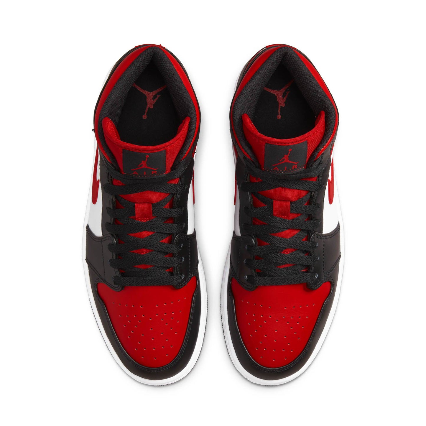 Air Jordan 1 Mid 'Black Fire Red' - Kick Game