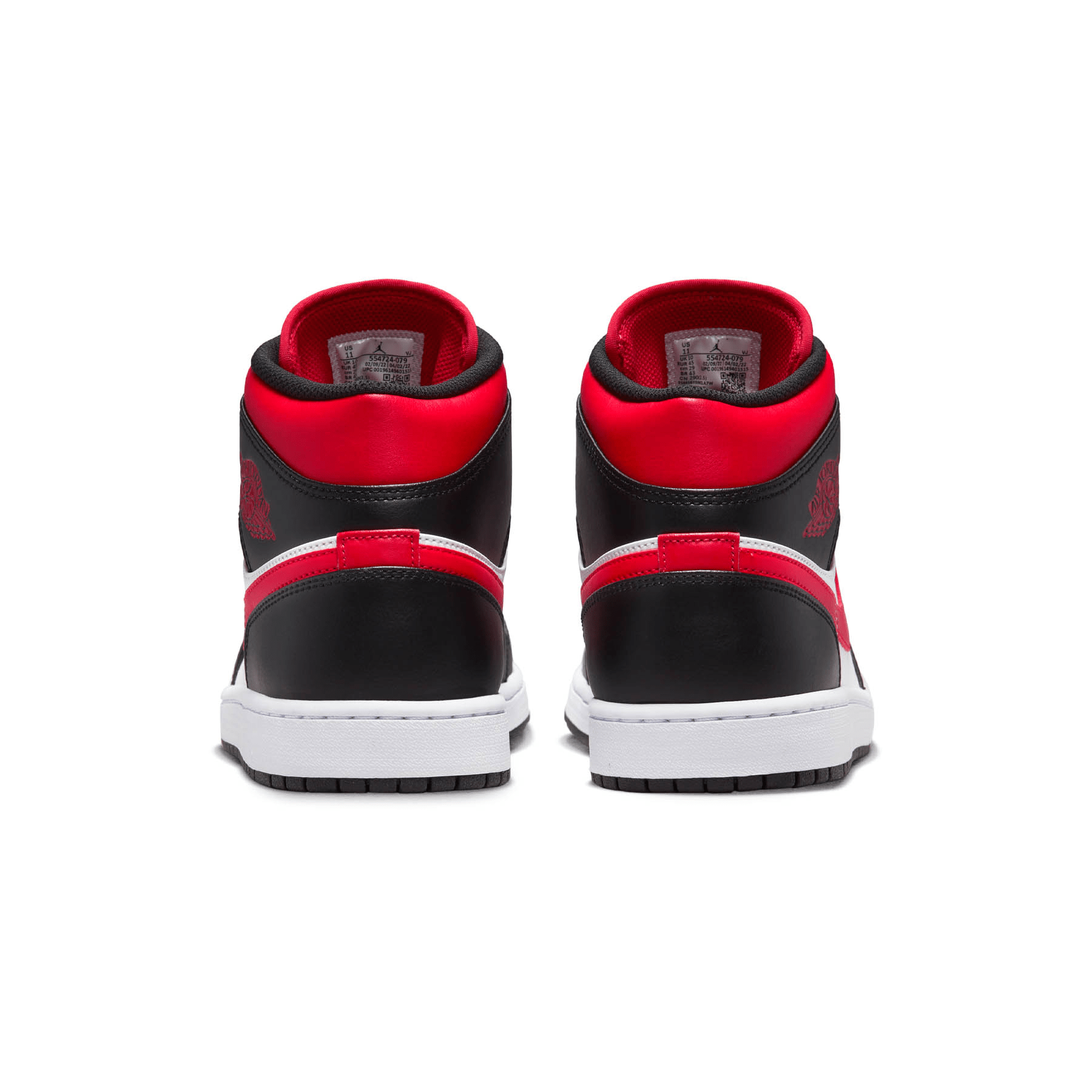 Air Jordan 1 Mid 'Black Fire Red' - Kick Game