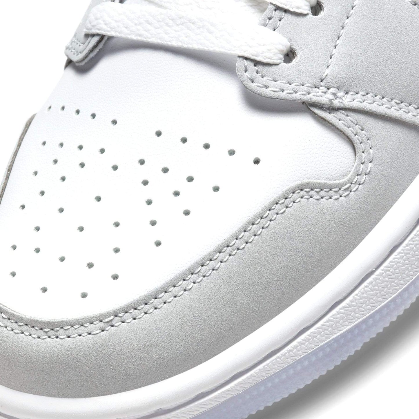 Air Jordan 1 Mid Wmns 'White Wolf Grey' - Kick Game