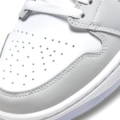 Air Jordan 1 Mid Wmns 'White Wolf Grey' - Kick Game