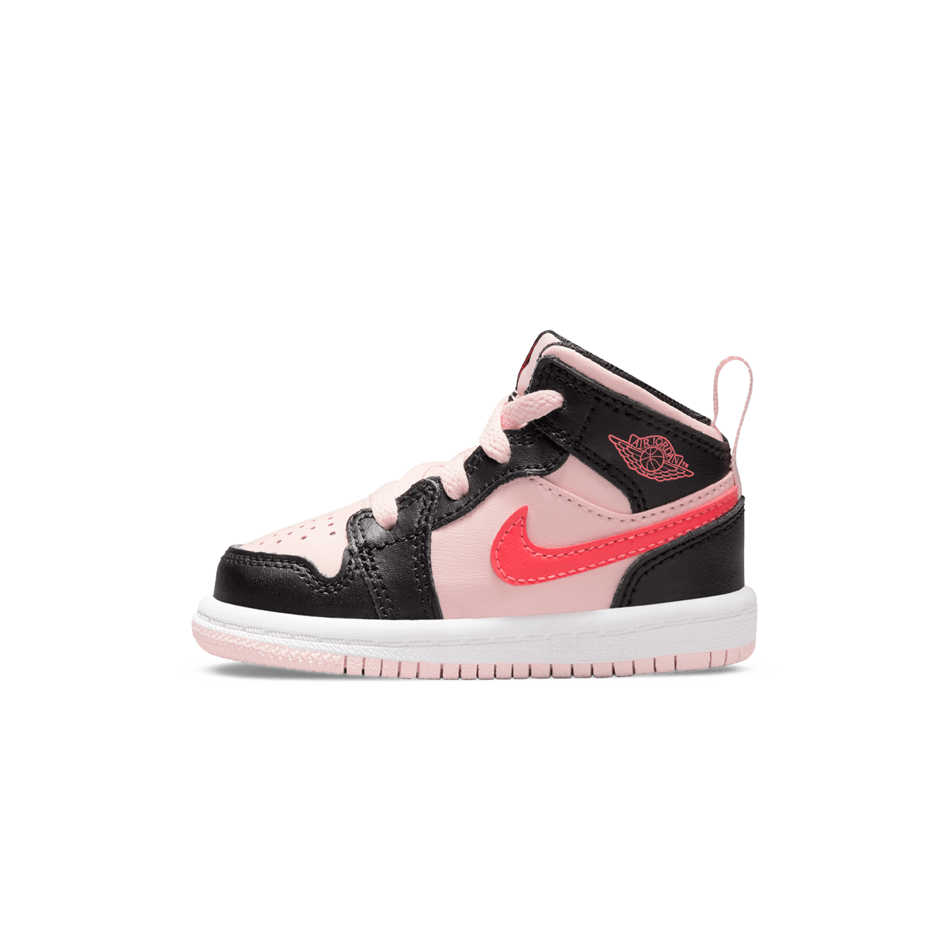 Air Jordan 1 Mid TD 'Black Pink Crimson' - Kick Game