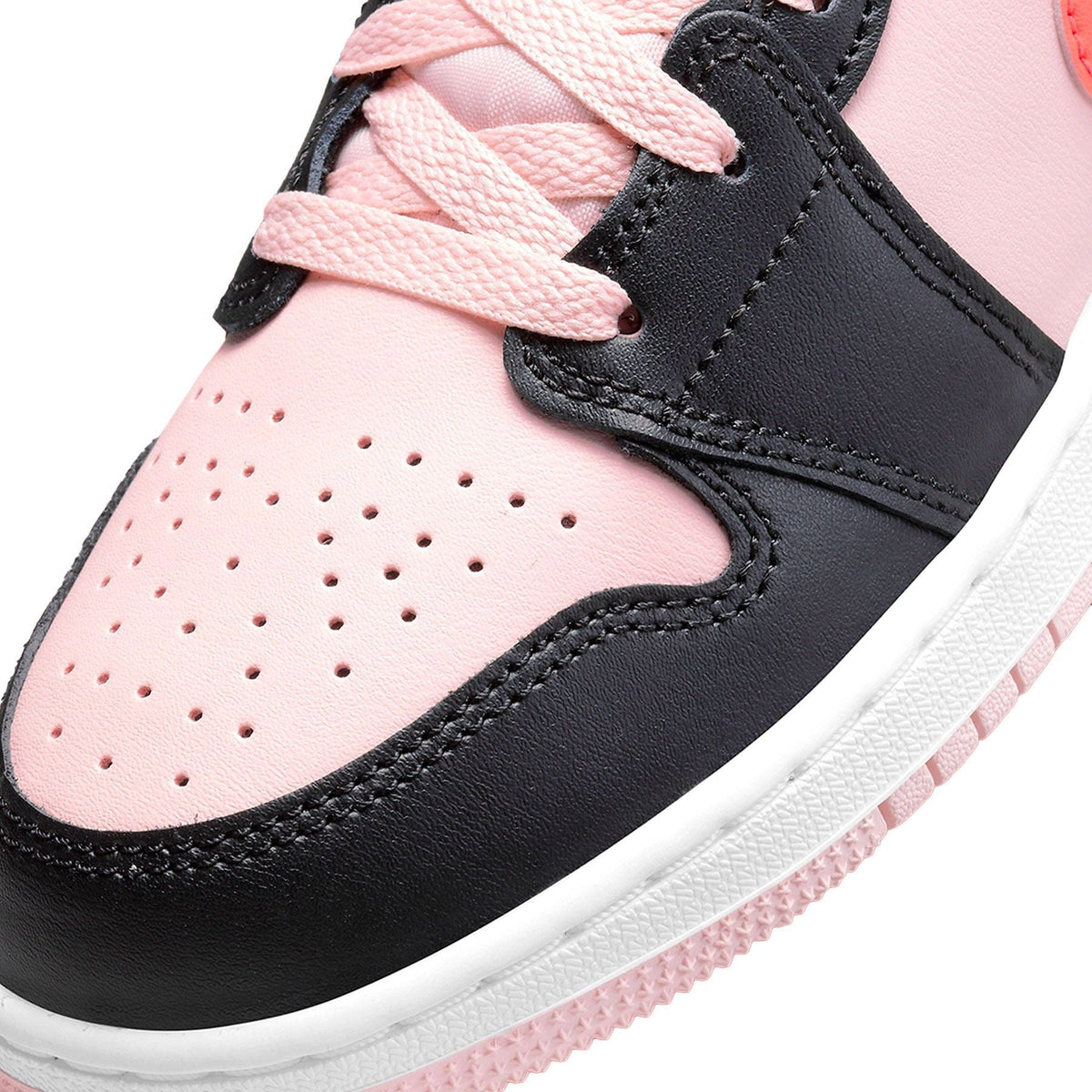 Air Jordan 1 Mid GS Black Pink Crimson - Kick Game
