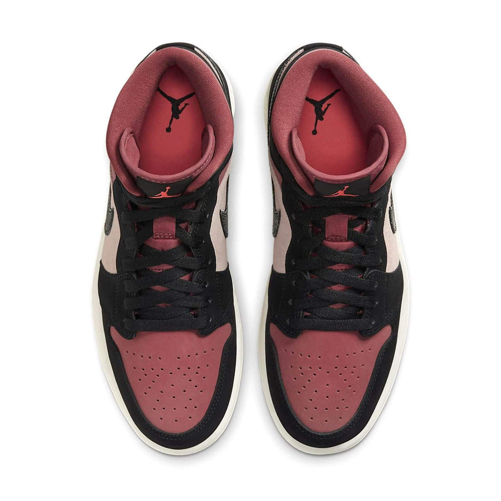 Air Jordan 1 Wmns Mid 'Burgundy Dusty Pink' - JuzsportsShops