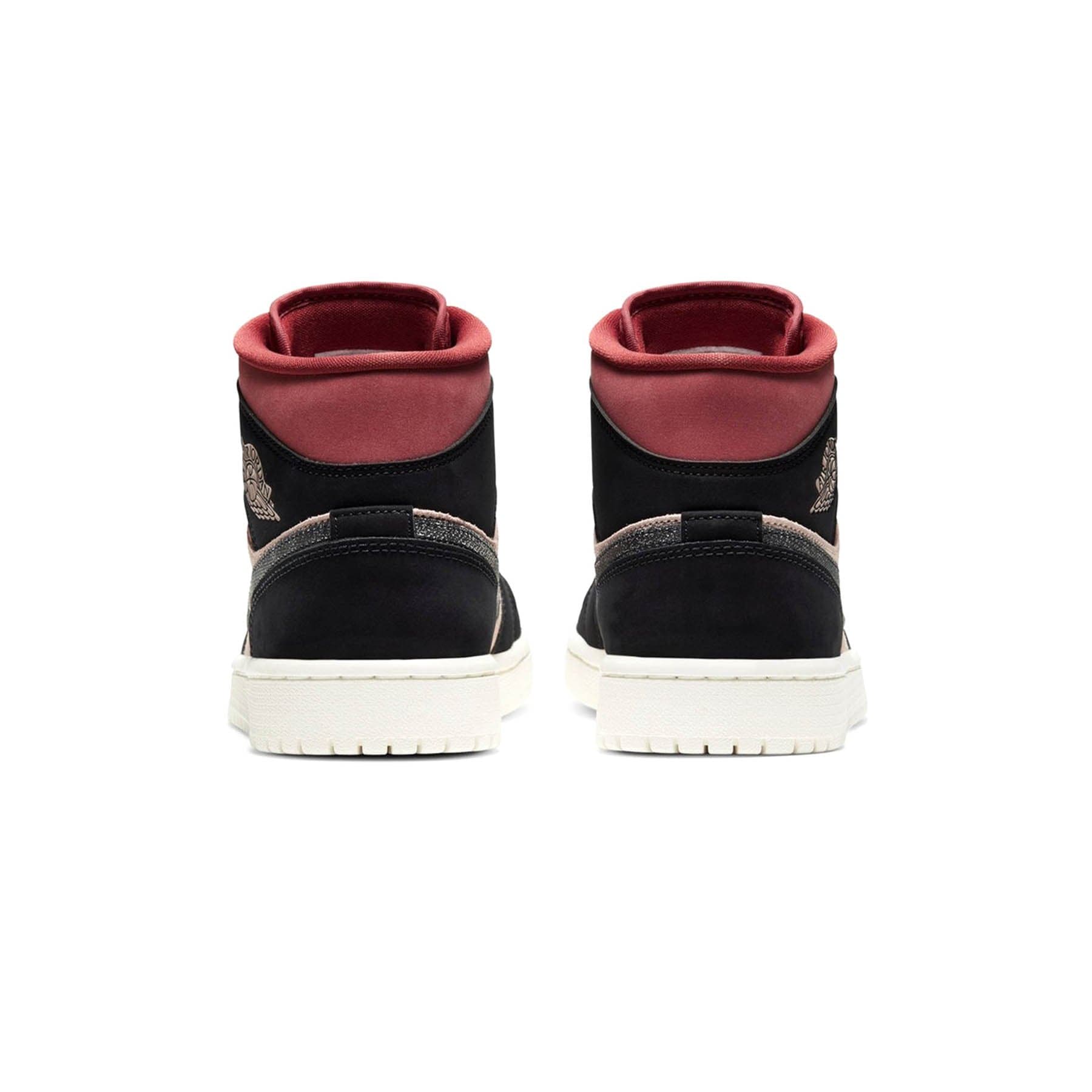 Air Jordan 1 Wmns Mid 'Burgundy Dusty Pink' - Kick Game