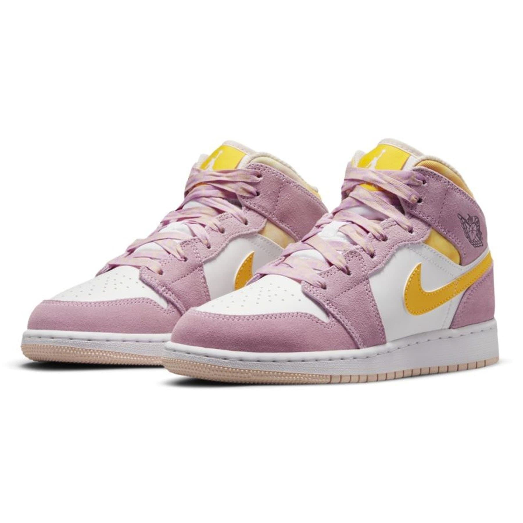 Pink jordan sneakers hotsell