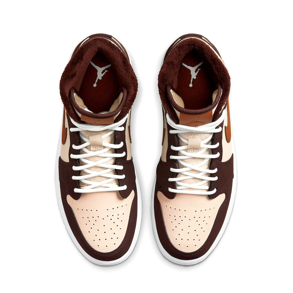 Air Jordan 1 Mid SE Wmns 'Cream Dark Chocolate' - Kick Game