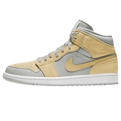 Air Jordan 1 Mid SE Grey Fog Lemon Wash - Kick Game