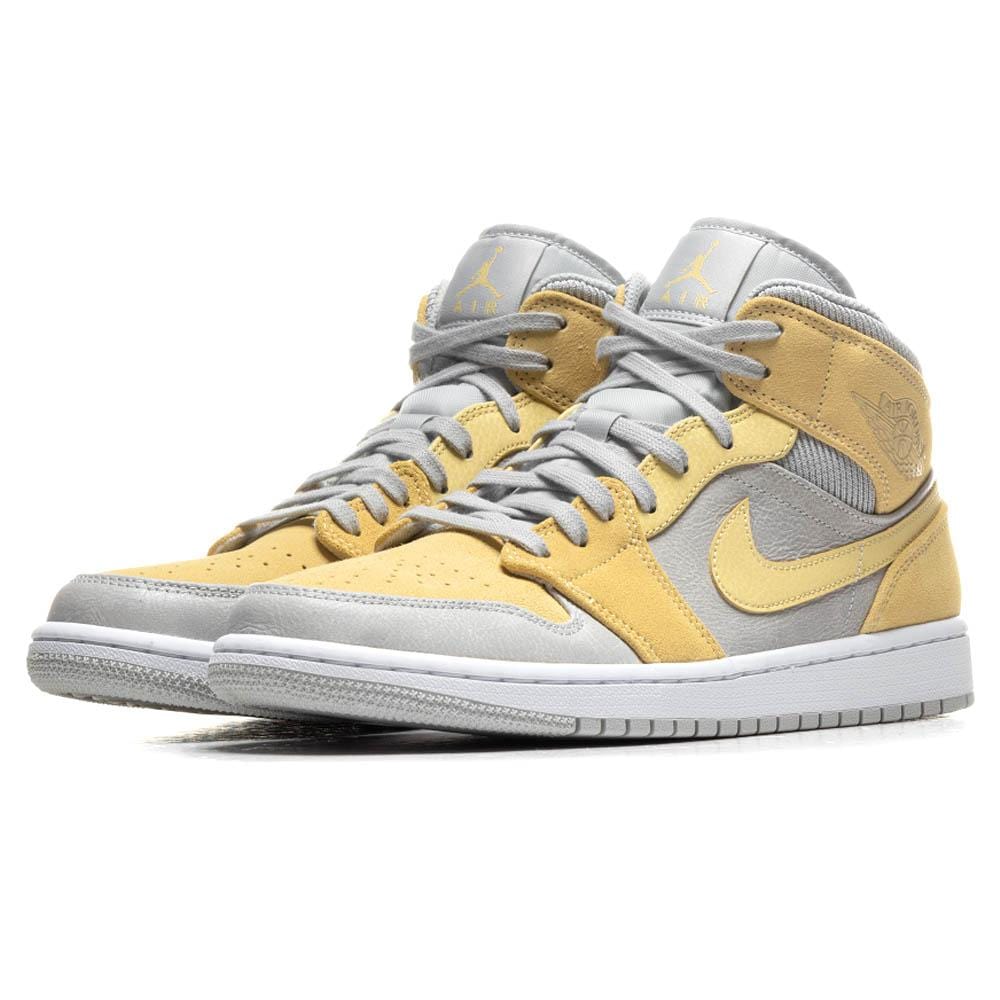 Air Jordan 1 Mid SE Grey Fog Lemon Wash - Kick Game