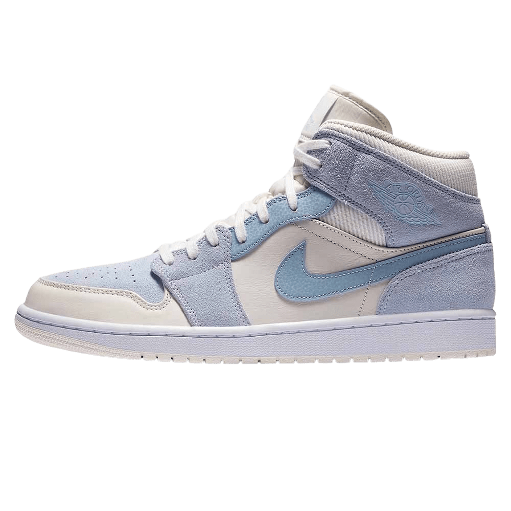 Air Jordan 1 Mid SE 'Sail Light Blue' - Kick Game