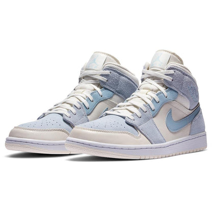 Air Jordan 1 Mid SE 'Sail Light Blue' - Kick Game