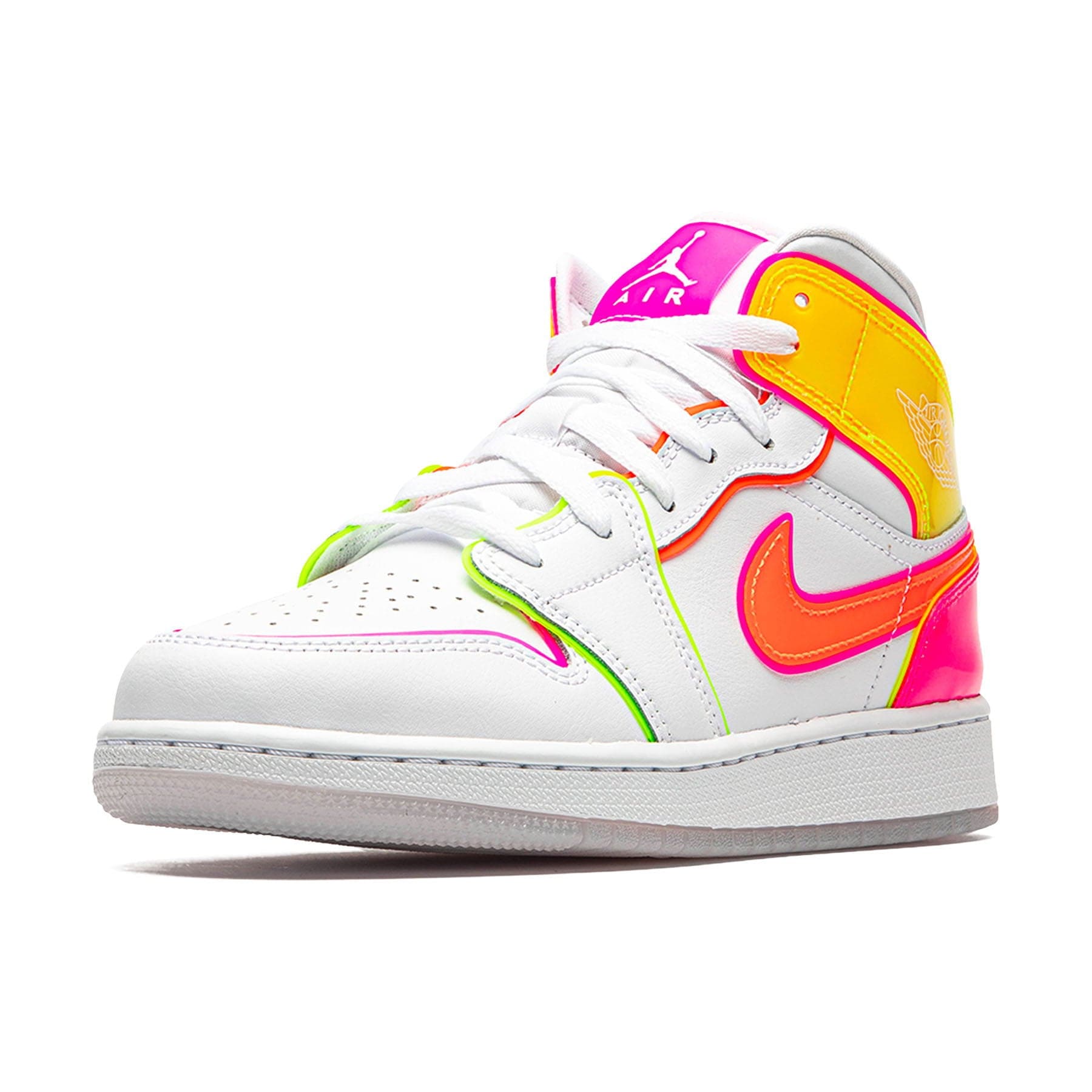 nike air jordan mid edge glow
