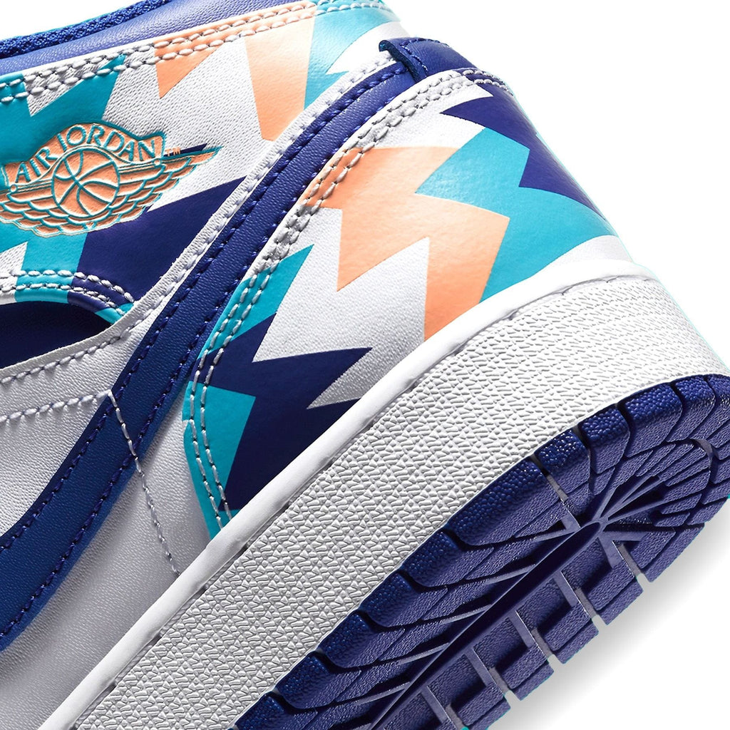 Air Jordan 1 Mid GS 'Geometric Pint' - Kick Game