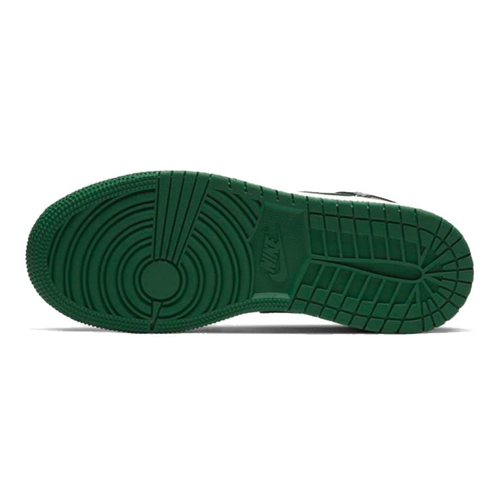 Air Jordan 1 Mid GS 'Black Pine Green' - Kick Game