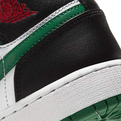 Air Jordan 1 Mid GS 'Black Pine Green' - Kick Game