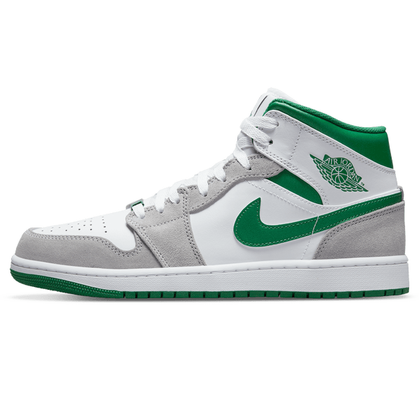Air Jordan 1 Mid SE Grey Pine Green Kick Game