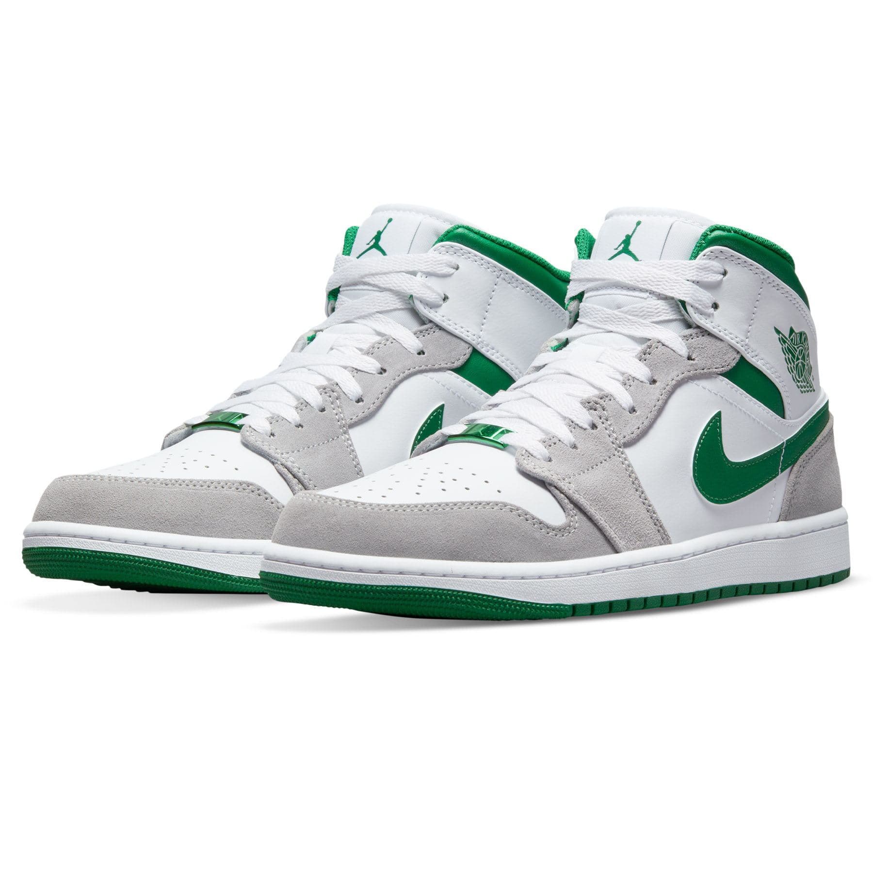 Air Jordan 1 Mid SE 'Grey Pine Green' - Kick Game