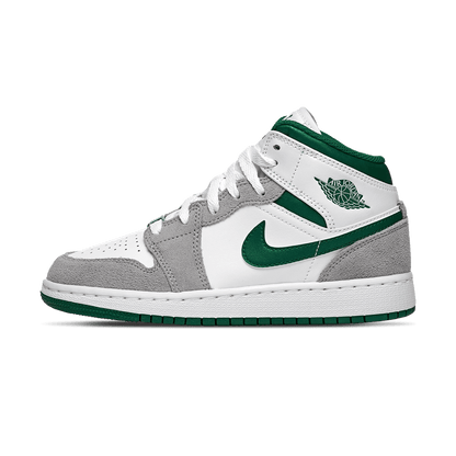 Air Jordan 1 Mid GS 'Green Grey' - Kick Game