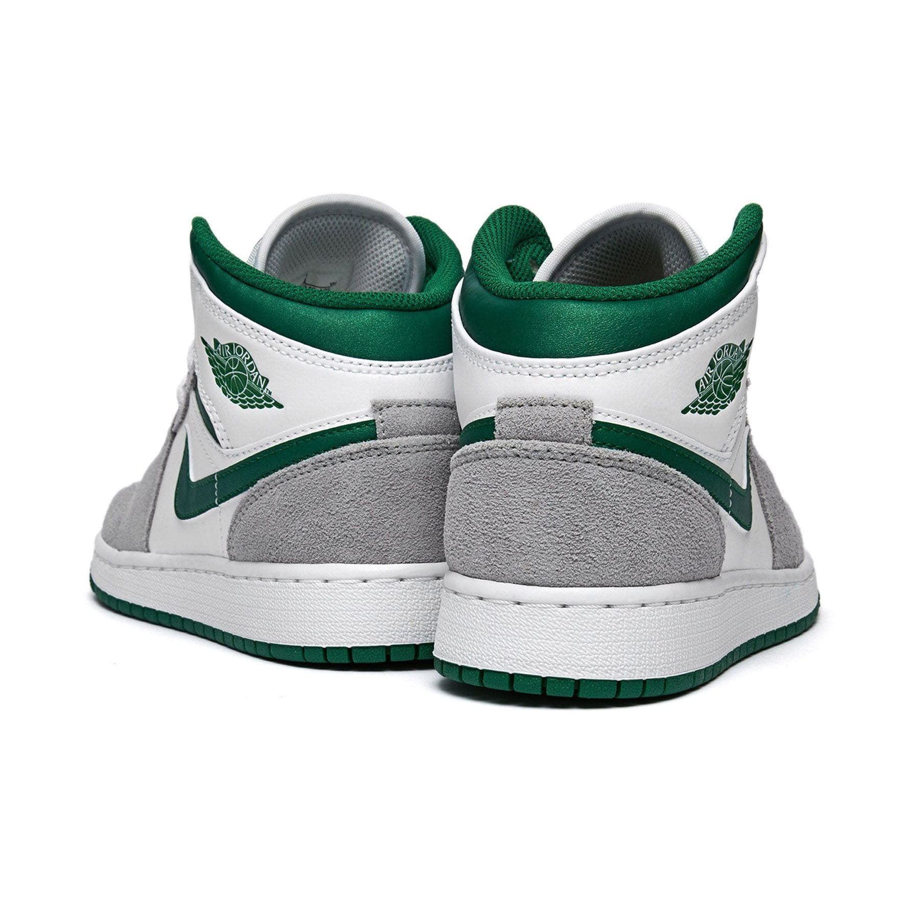 air jordan 1 mid green grey