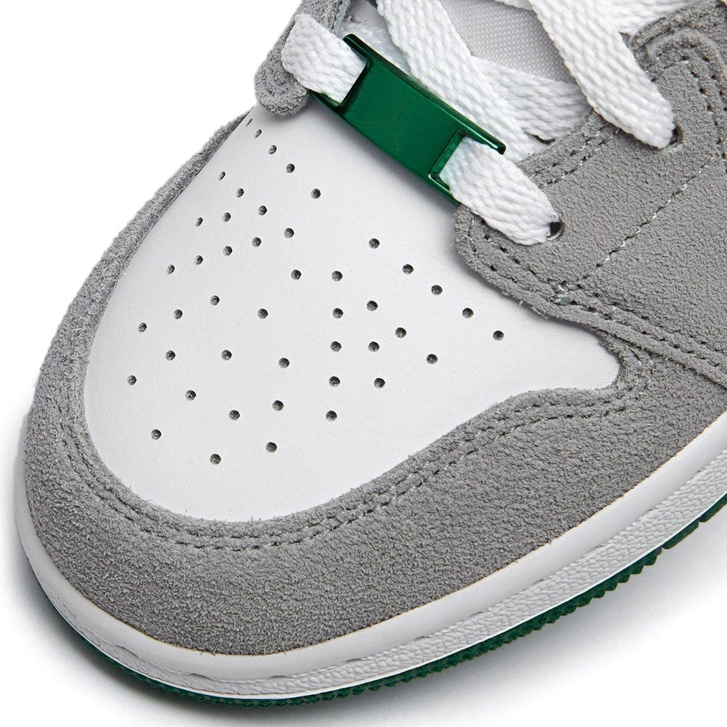 Air Jordan 1 Mid GS 'Green Grey' - Kick Game